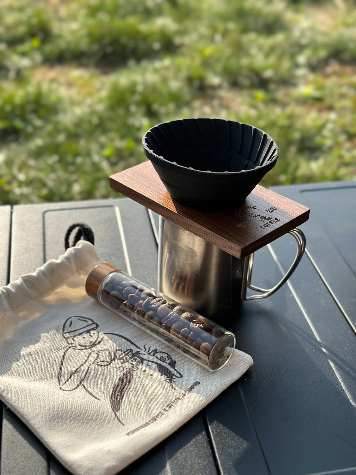 Pedestrian Coffee X By.Tape24_Camping 露營手沖咖啡工具包